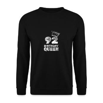 92 - Unisex Sweatshirt - black - Front - Alina (178cm) & Michal (187cm)