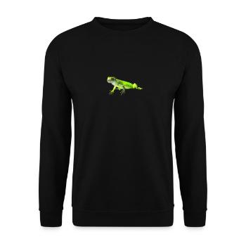 Leguan - Unisex Pullover - Schwarz - Vorne - Alina (178cm) & Michal (187cm)