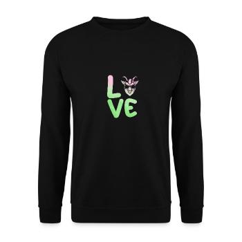Chèvres - Sweat-shirt Unisexe - noir - Devant - Alina (178cm) & Michal (187cm)