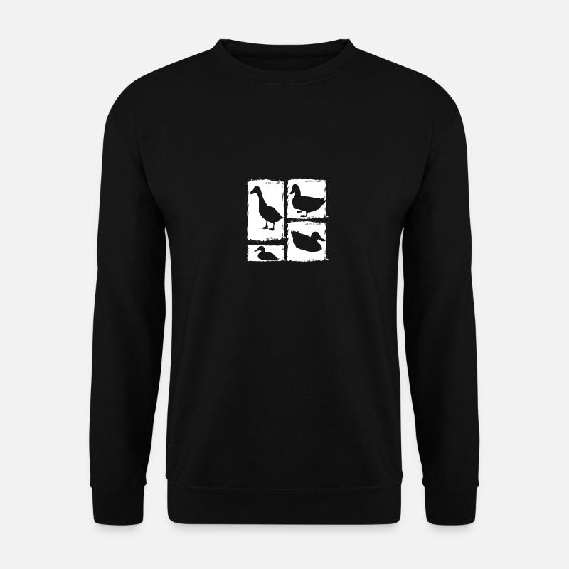 Enten - Unisex Pullover - Schwarz