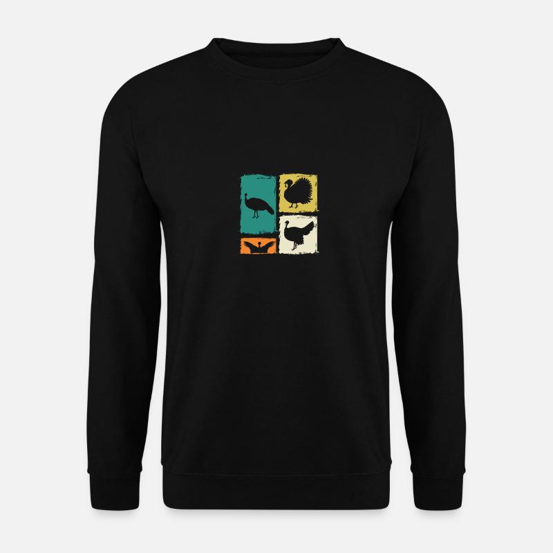Truthahn - Unisex Pullover - Schwarz