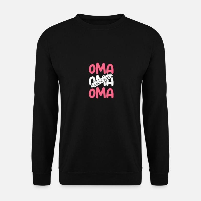 Harmonica Granny Harmonica - Sweat-shirt Unisexe - noir