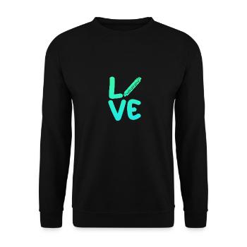 Harmonika Mundharmonika - Unisex Pullover - Schwarz - Vorne - Alina (178cm) & Michal (187cm)