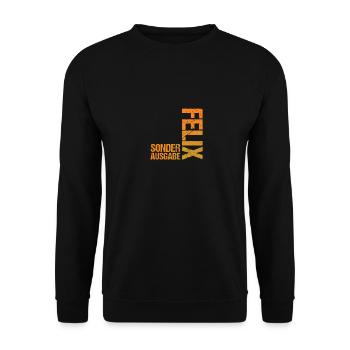 Felix - Unisex Sweatshirt - black - Front - Alina (178cm) & Michal (187cm)