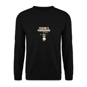 Paresseux Frank - Sweat-shirt Unisexe - noir - Devant - Alina (178cm) & Michal (187cm)