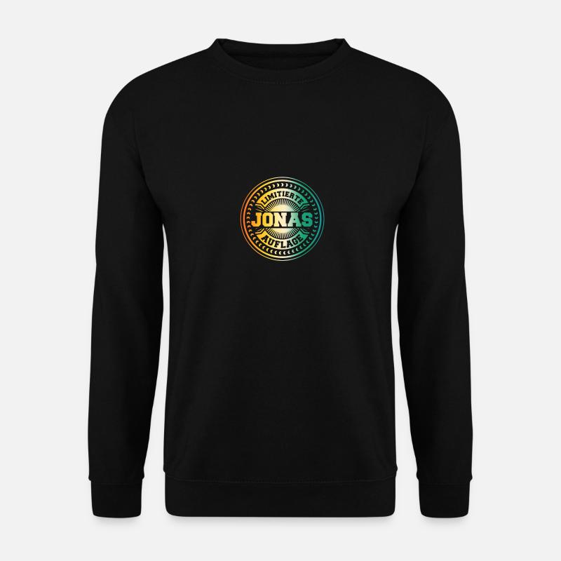 Jonas - Unisex Pullover - Schwarz