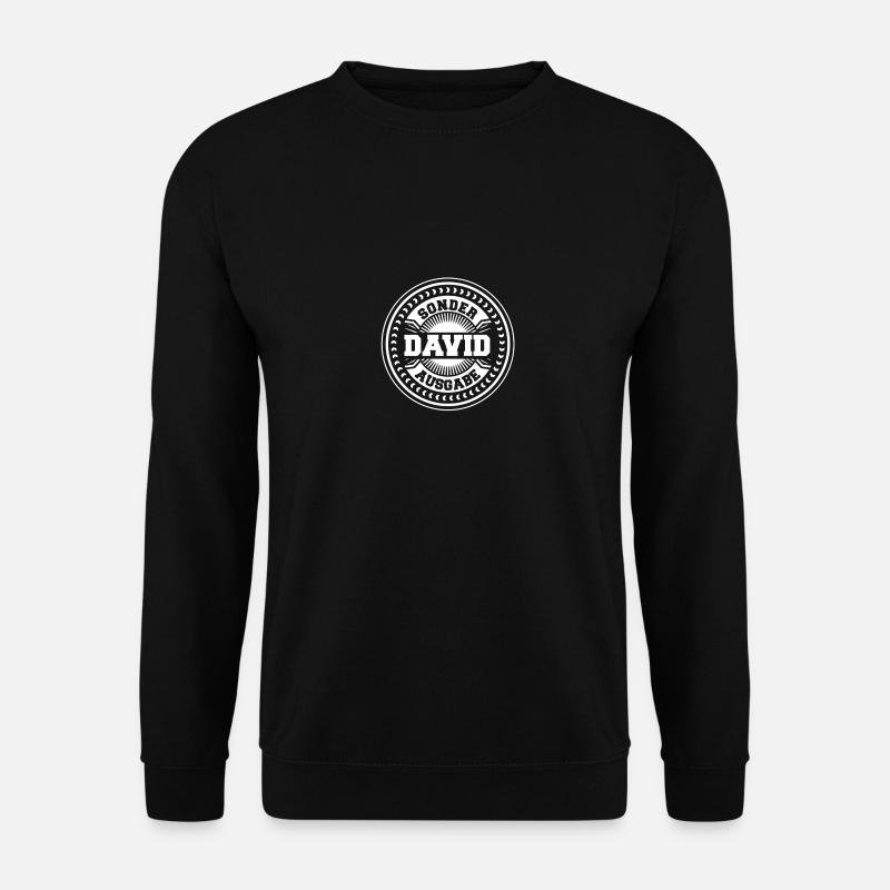 David - Unisex Pullover - Schwarz