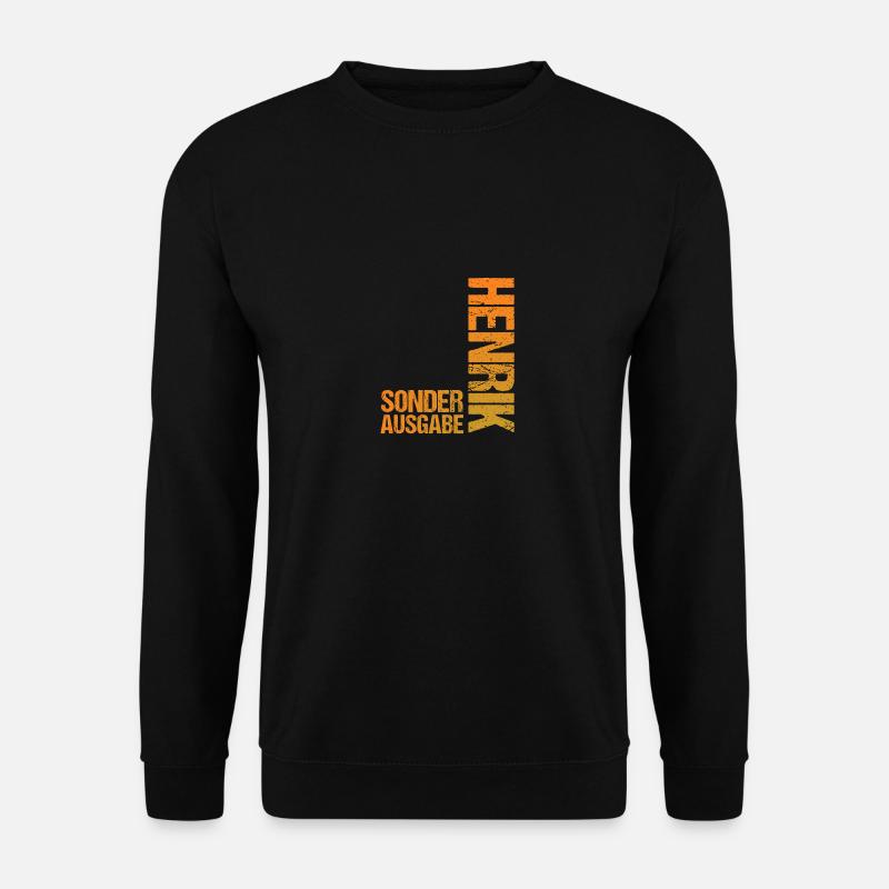 Henrik - Unisex Sweatshirt - black