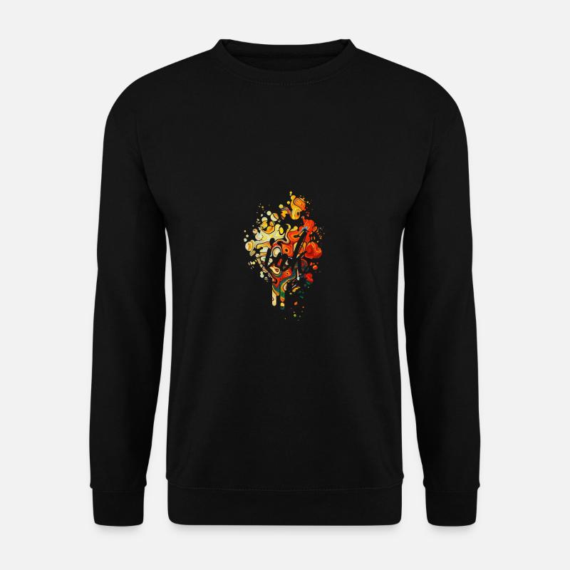 Blob d'encre couleur - Design Premium - Sweat-shirt Unisexe - noir