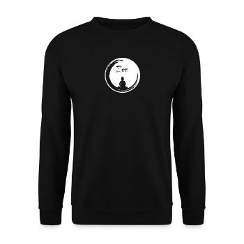 Zen bubble - Unisex Sweatshirt - black - Front - Alina (178cm) & Michal (187cm)