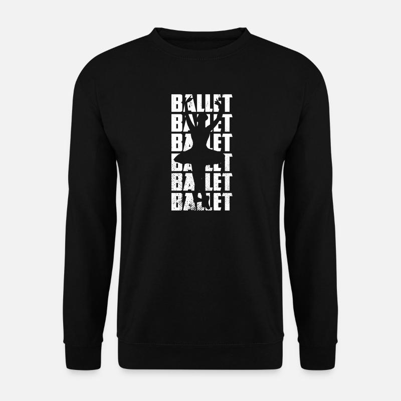Funny ballet - Unisex Sweatshirt - black