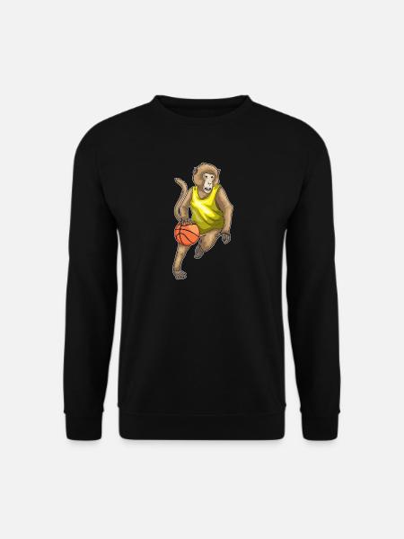 Singe Basketteur Basketteur - Sweat-shirt Unisexe - noir