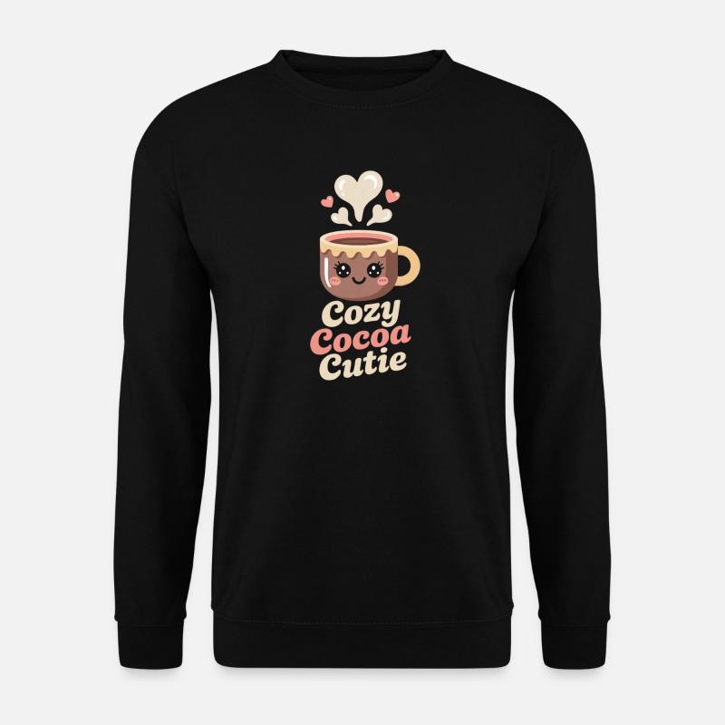 Kakao - Cozy Cocoa Cutie - Unisex Pullover - Schwarz