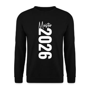 Meister 2026 - Unisex Pullover - Schwarz - Vorne - Alina (178cm) & Michal (187cm)
