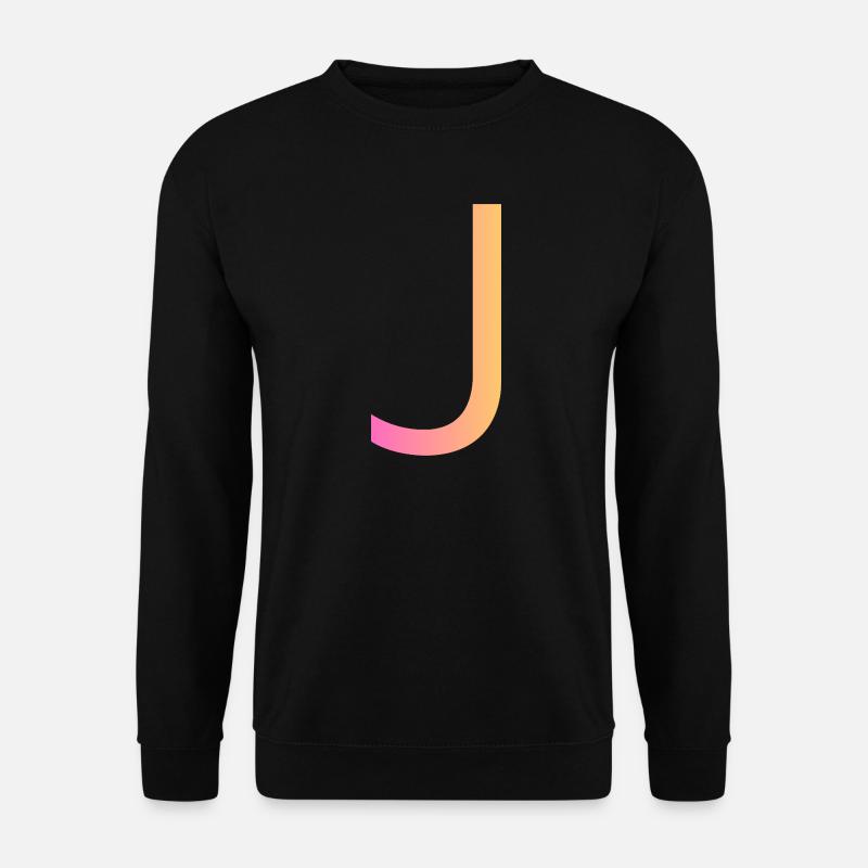J - Unisex Pullover - Schwarz