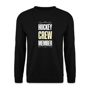 Hockey Crew - Sweat-shirt Unisexe - noir - Devant - Alina (178cm) & Michal (187cm)