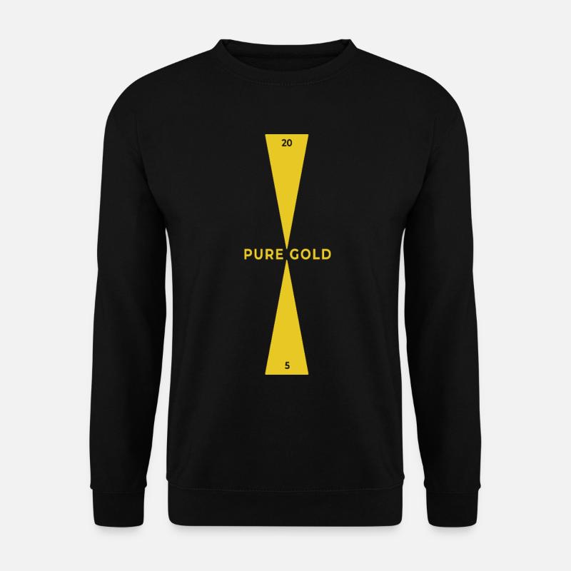 Backgammon | Reines Gold | Golden Point - Unisex Pullover - Schwarz