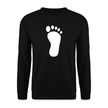 Fuß Fußpflege Podologe Geschenk  - Unisex Pullover - Schwarz - Vorne - Alina (178cm) & Michal (187cm)