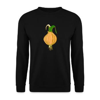 Zwiebel - Unisex Pullover - Schwarz - Vorne - Alina (178cm) & Michal (187cm)