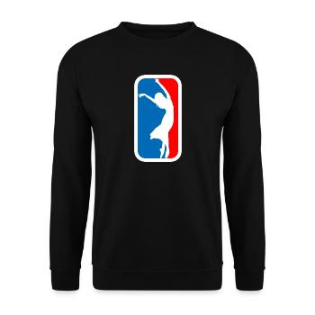 logo de la danseuse - Sweat-shirt Unisexe - noir - Devant - Alina (178cm) & Michal (187cm)