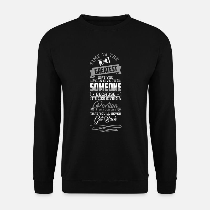 Time Sand Moderne - Sweat-shirt Unisexe - noir