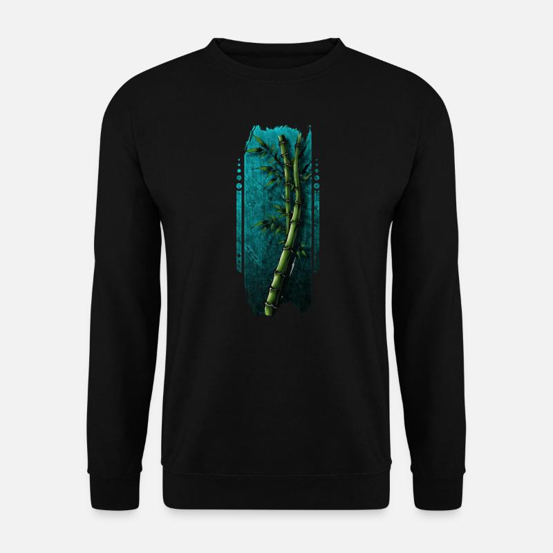Tranquil Bamboo Grove - Unisex Sweatshirt - black