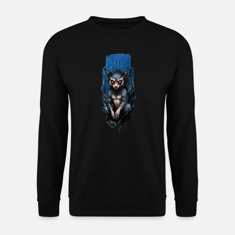 Enigmatic Aye-Aye - Unisex Sweatshirt - black
