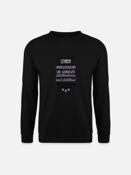 Bester Lehrer Shirt - Unisex Pullover - Schwarz