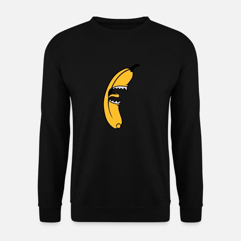 Evil Monster Banana - Unisex Pullover - Schwarz