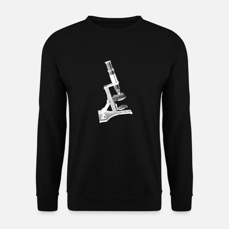 Mikroskop - Unisex Pullover - Schwarz