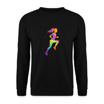Ausgeführte - Unisex Pullover - Schwarz - Vorne - Alina (178cm) & Michal (187cm)