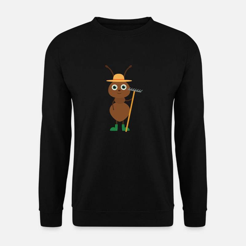 Ameise Gärtner - Unisex Pullover - Schwarz
