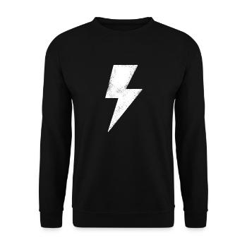 electric bike - Unisex Sweatshirt - black - Front - Alina (178cm) & Michal (187cm)