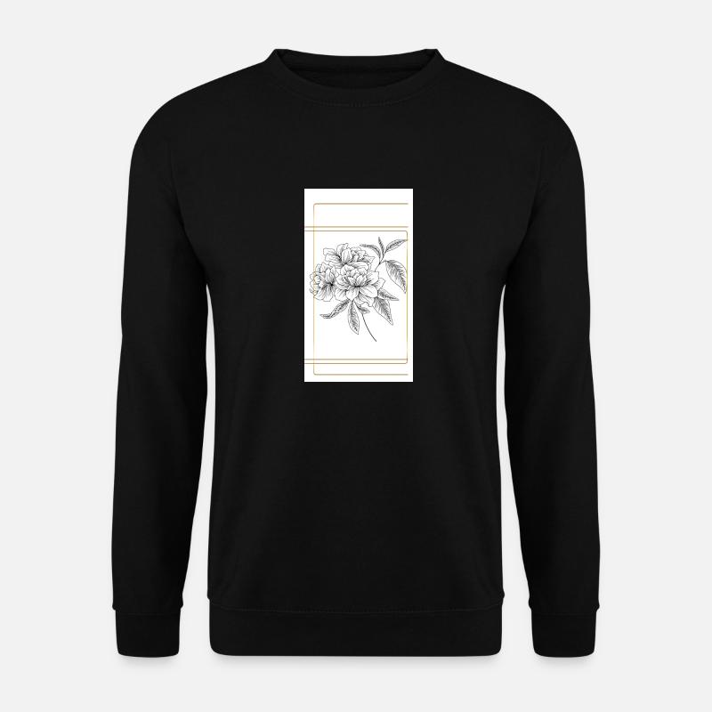 Flower - Unisex Pullover - Schwarz