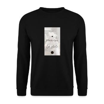 Photography Studio - Unisex Sweatshirt - black - Front - Alina (178cm) & Michal (187cm)