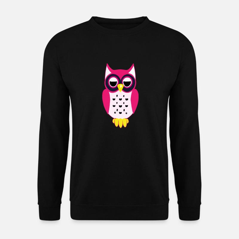 Owl - Unisex Sweatshirt - black