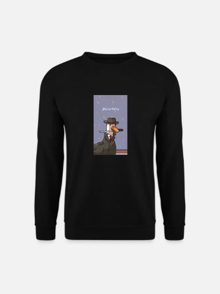 Meme Duck - Unisex Sweatshirt - black