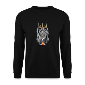 femme - Sweat-shirt Unisexe - noir - Devant - Alina (178cm) & Michal (187cm)