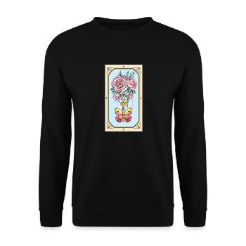 Der Schlüssel zum Erfolg - Unisex Pullover - Schwarz - Vorne - Alina (178cm) & Michal (187cm)