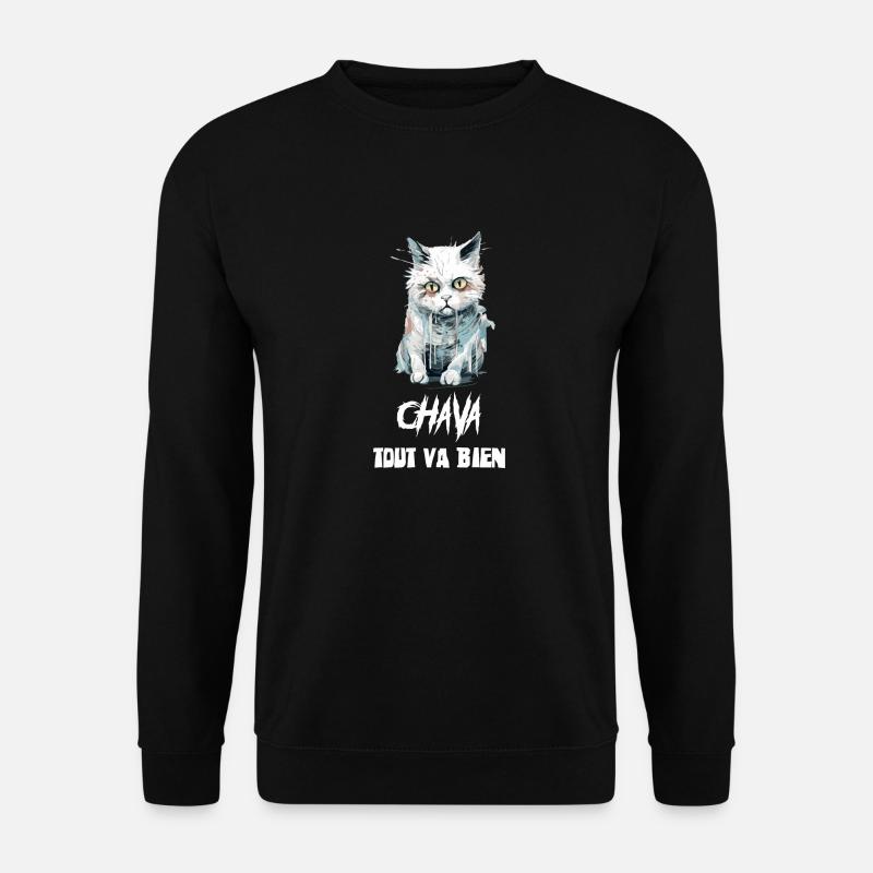 Chava - Sweat-shirt Unisexe - noir