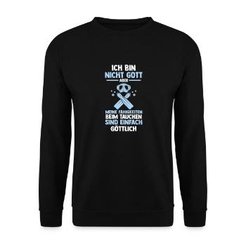 Schullehrer Lehrer - Unisex Pullover - Schwarz - Vorne - Alina (178cm) & Michal (187cm)