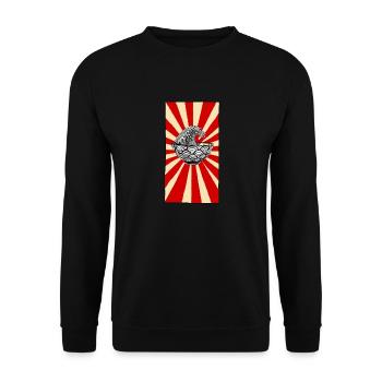 Ramen Manga - Unisex Sweatshirt - black - Front - Alina (178cm) & Michal (187cm)