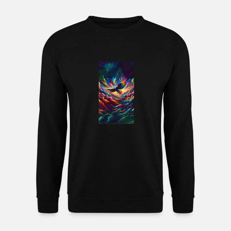 Rainbow Eagle - Unisex Sweatshirt - black