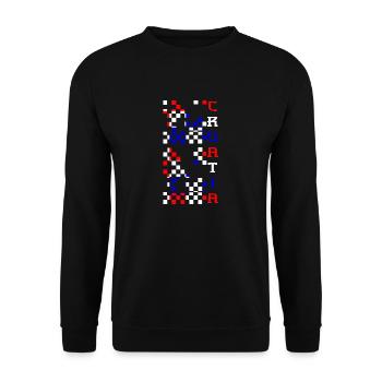 Kroatien hrvatska kroatien hrv travel europe zagreb - Unisex Pullover - Schwarz - Vorne - Alina (178cm) & Michal (187cm)