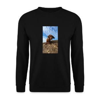PXL 20221217 140939962 - Sweat-shirt Unisexe - noir - Devant - Alina (178cm) & Michal (187cm)
