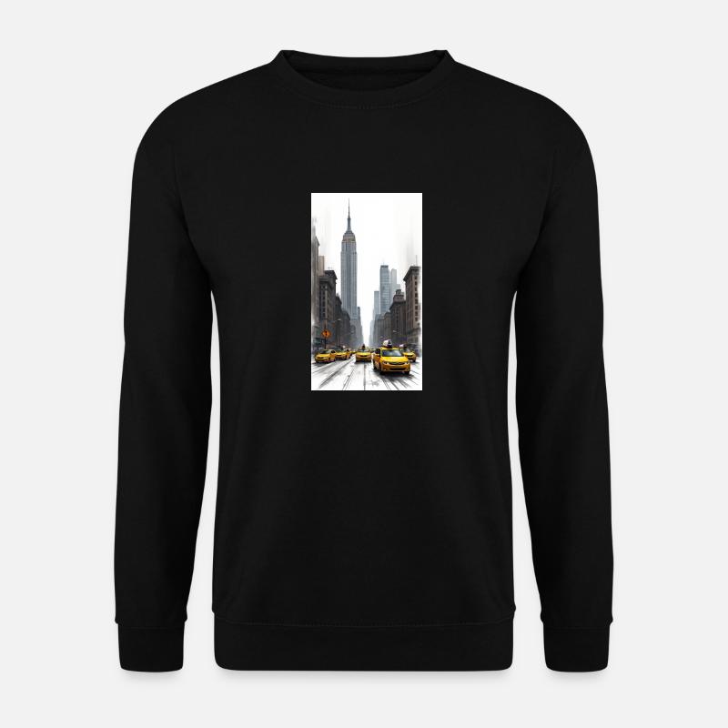 New York - Unisex Pullover - Schwarz
