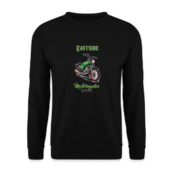 S51 (green) // Illustration - Unisex Sweatshirt - black - Front - Alina (178cm) & Michal (187cm)