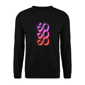 Idée Cadeau Femme 60 ans - Sweat-shirt Unisexe - noir - Devant - Alina (178cm) & Michal (187cm)