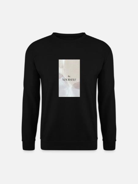 BE YOURSELF - Be yourself - Unisex Sweatshirt - black