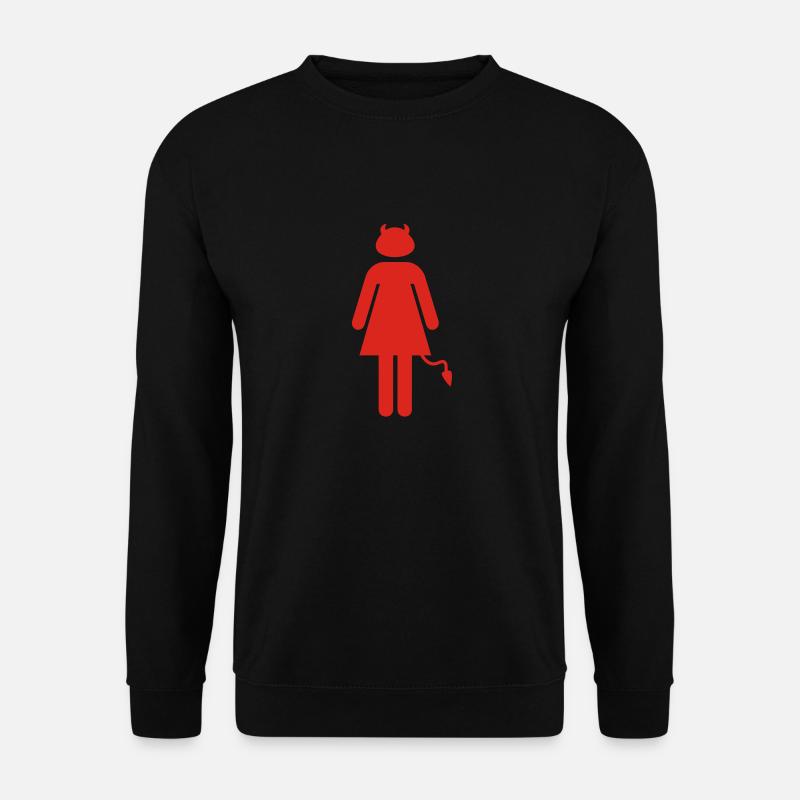 Devil Woman - Unisex Pullover - Schwarz